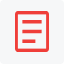 Transcript Icon with Grey Box