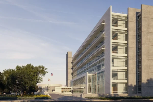 The exterior of the Sonoma County Courthouse